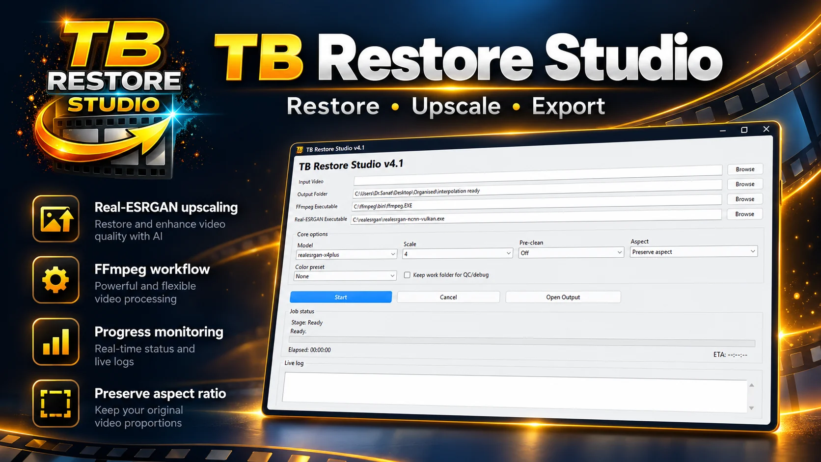 TB Restore Studio overview